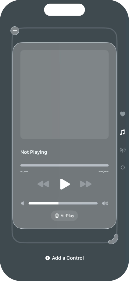 Press the remove icon on the required Control Centre page to remove it from Control Centre. Press the remove icon on the required Control Centre page to remove it from Control Centre.
