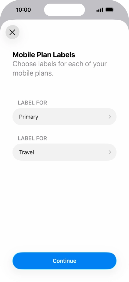 Press Continue. Press Continue.