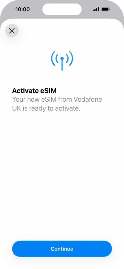 Press Continue. Press Continue.