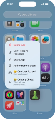 Press Don't Require Passcode. Press Don't Require Passcode.