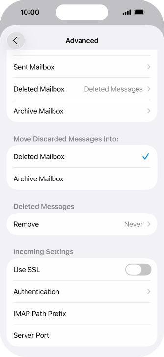 Press the indicator next to  Press the indicator next to