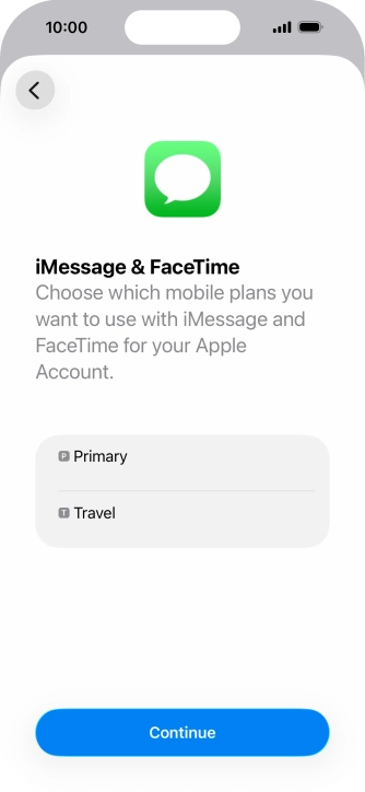 Press the required price plan. Press the required price plan.