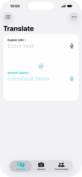 Press the first drop down list. Press the first drop down list.