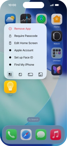 Press Remove App. Press Remove App.