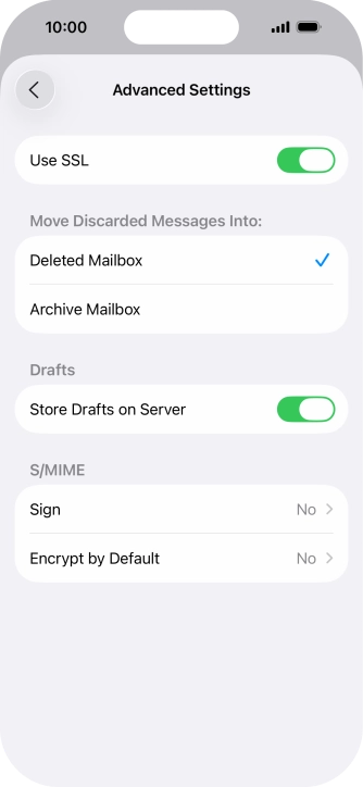 Press the indicator next to  Press the indicator next to