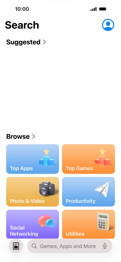 Press the search field and key in the name or subject of the required app. Press the search field and key in the name or subject of the required app.