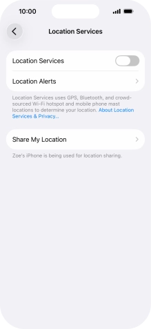 Press the indicator next to  Press the indicator next to