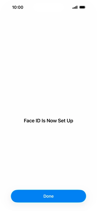 Press Done. If you haven't previously selected a phone lock code, key in a code of your own choice twice. Press Done. If you haven't previously selected a phone lock code, key in a code of your own choice twice.