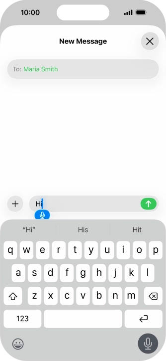 Press the microphone icon to end dictation. Press the microphone icon to end dictation.