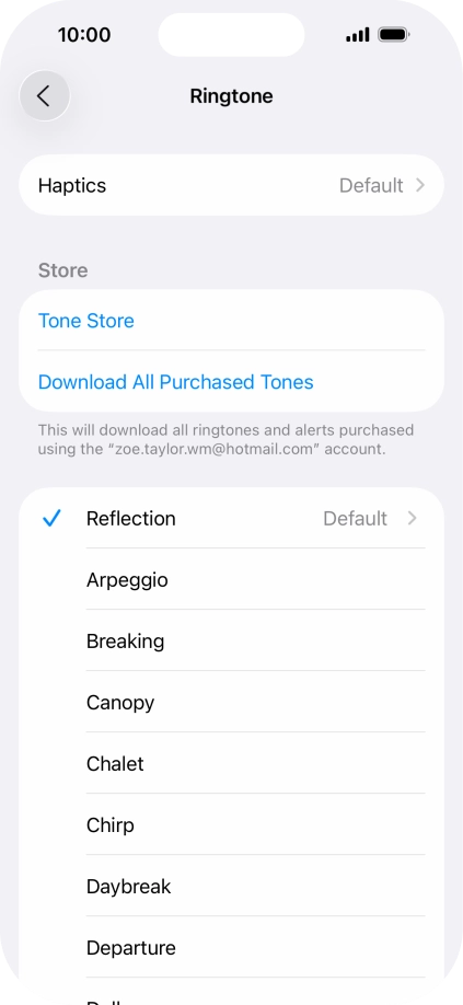 Press the required ring tones to hear them. Press the required ring tones to hear them.