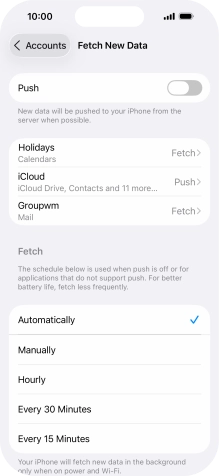 If you turn off the function, press the required setting. If you turn off the function, press the required setting.