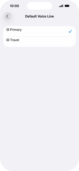 Press the required price plan. Press the required price plan.