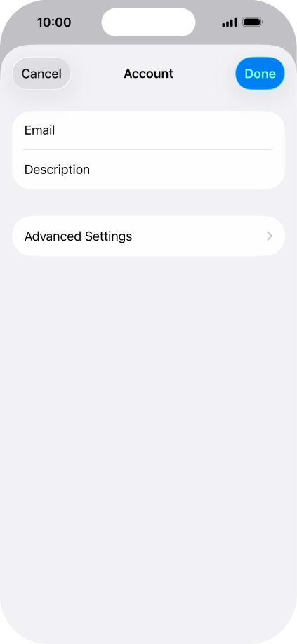 Press Advanced Settings. Press Advanced Settings.