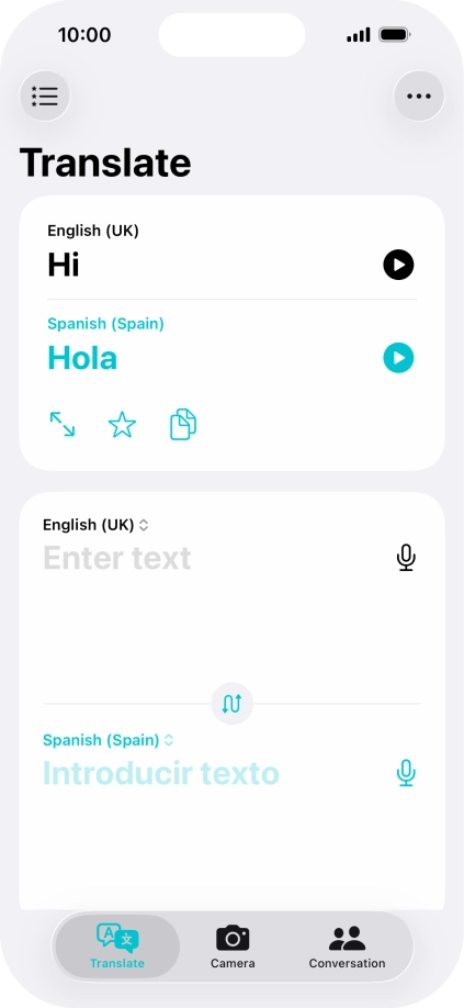 Press the full screen icon. Press the full screen icon.