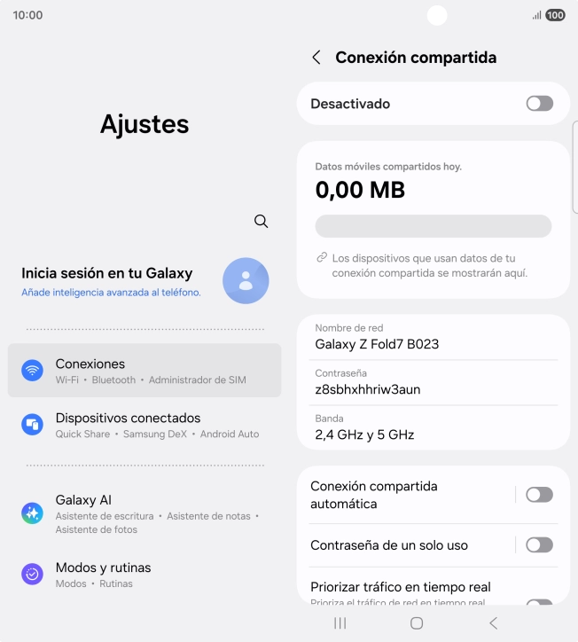 Pulsa Nombre de red. Pulsa Nombre de red.