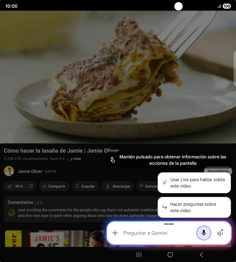 Pulsa Hacer preguntas sobre este vídeo. Pulsa Hacer preguntas sobre este vídeo.