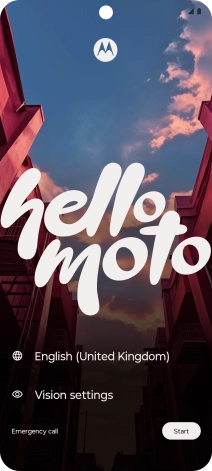 Press the field next to the language icon. Press the field next to the language icon.