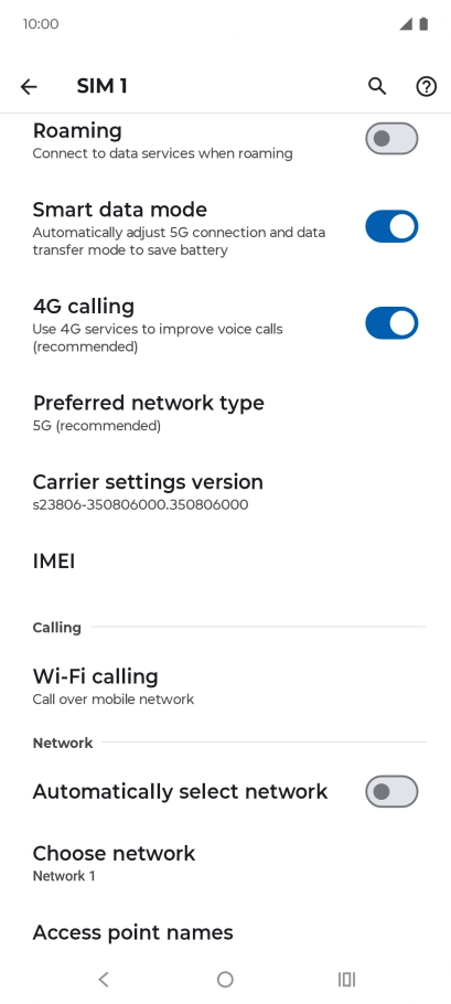 Press the indicator next to Press the indicator next to