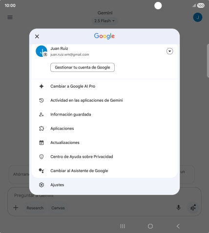 Pulsa Ajustes. Pulsa Ajustes.