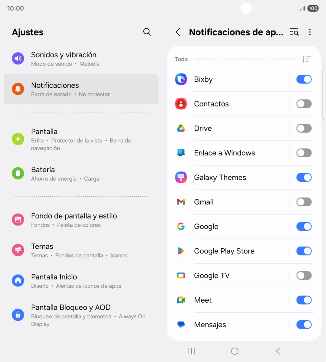Pulsa la lista desplegable. Pulsa la lista desplegable.