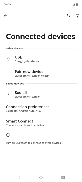 Press Pair new device. Press Pair new device.