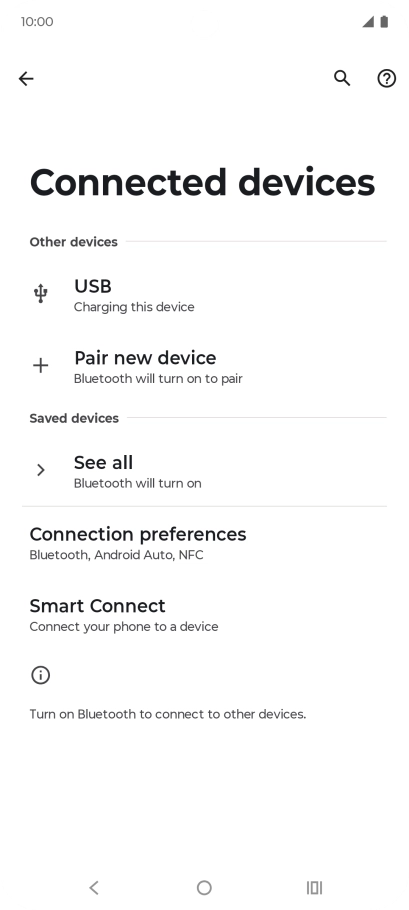 Press Pair new device. Press Pair new device.