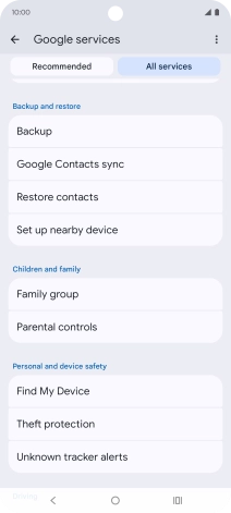 Press Find My Device. Press Find My Device.