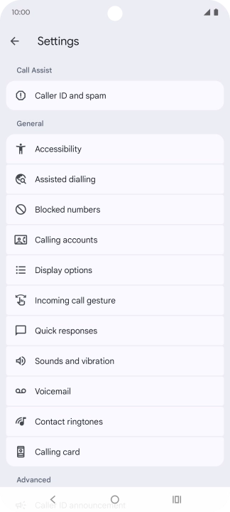 Press Calling accounts. Press Calling accounts.