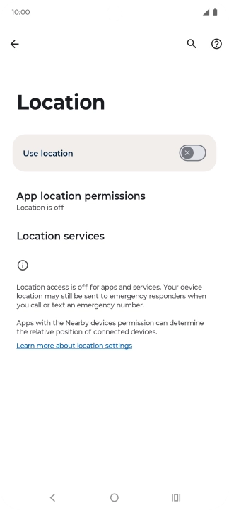 Press the indicator next to Press the indicator next to