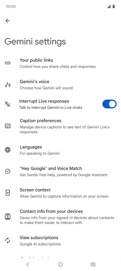 Follow the instructions on the screen to select the required settings. Follow the instructions on the screen to select the required settings.