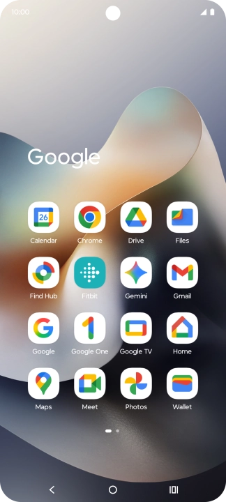 Press Photos and go to the required folder. Press Photos and go to the required folder.