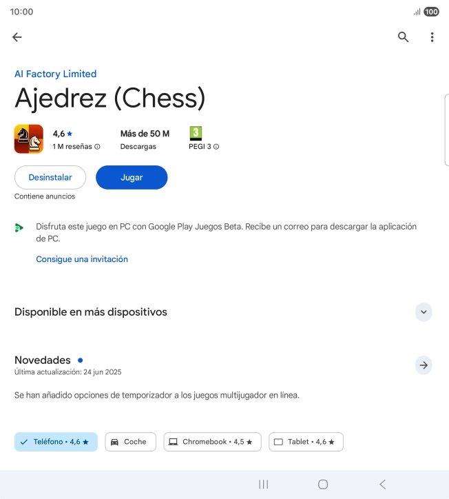 Pulsa Desinstalar. Pulsa Desinstalar.