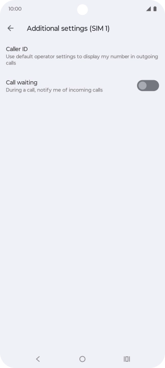 Press the indicator next to Press the indicator next to