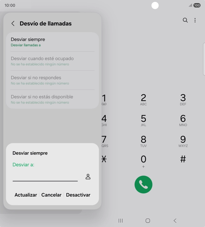 Pulsa Desactivar. Pulsa Desactivar.