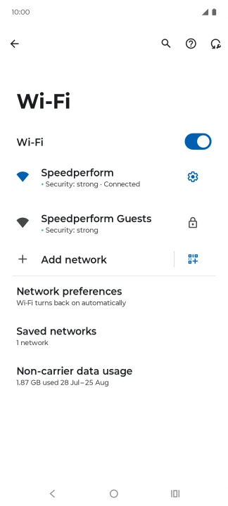 Press the Home key to return to the home screen. Press the Home key to return to the home screen.