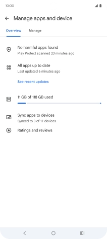 Press Manage. Press Manage.