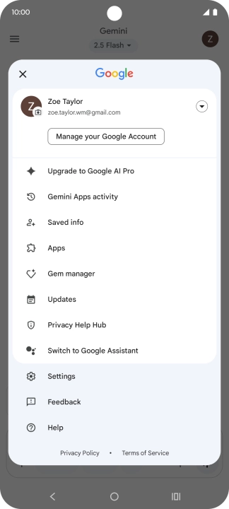 Press Settings. Press Settings.