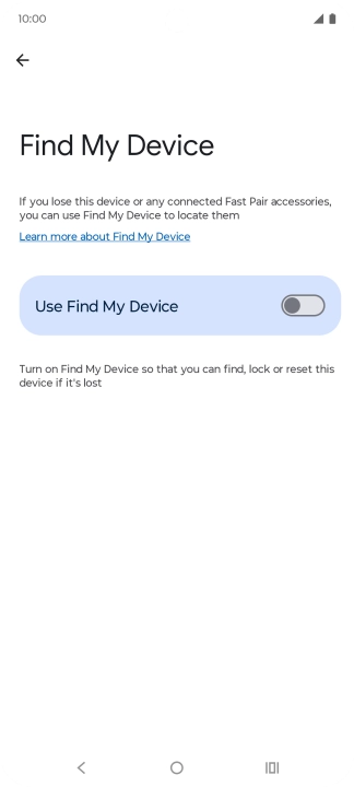 Press the indicator next to Press the indicator next to