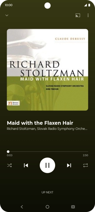 Press arrow right to go to the next audio file. Press arrow right to go to the next audio file.