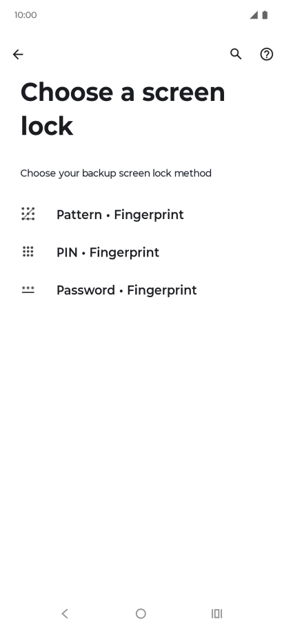 Press the required phone lock code and follow the instructions on the screen to create an additional phone lock code. Press the required phone lock code and follow the instructions on the screen to create an additional phone lock code.