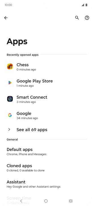 Press See all apps. Press See all apps.