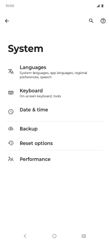 Press Reset options. Press Reset options.