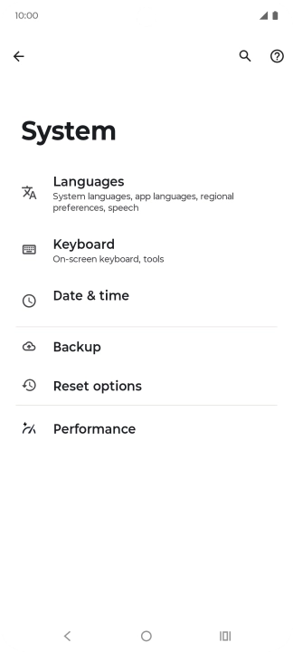 Press Reset options. Press Reset options.