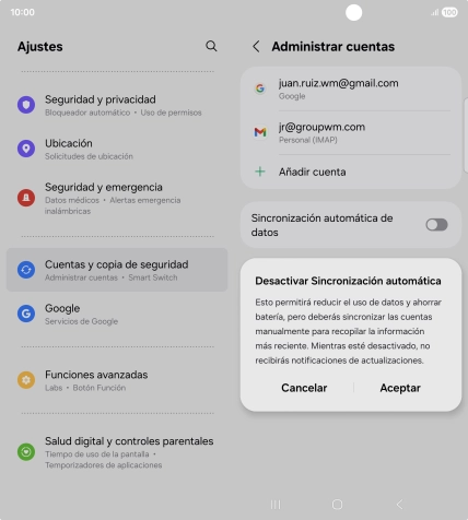 Pulsa Aceptar. Pulsa Aceptar.