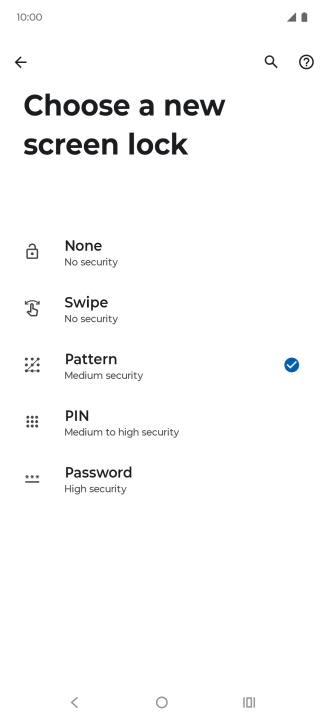 Press None. Press None.