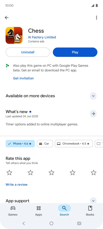 Press Uninstall. Press Uninstall.