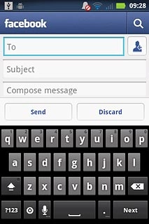 Press the add recipient icon.
