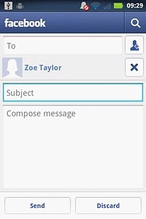 Press Subject and key in the required subject.
