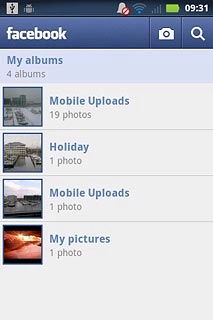 Press the camera icon.