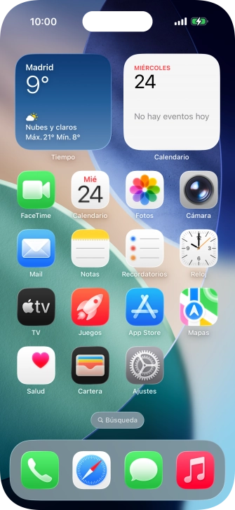 Cuando el icono de carga de batería aparece en la pantalla, el teléfono se está cargando. Cuando el icono de carga de batería aparece en la pantalla, el teléfono se está cargando.